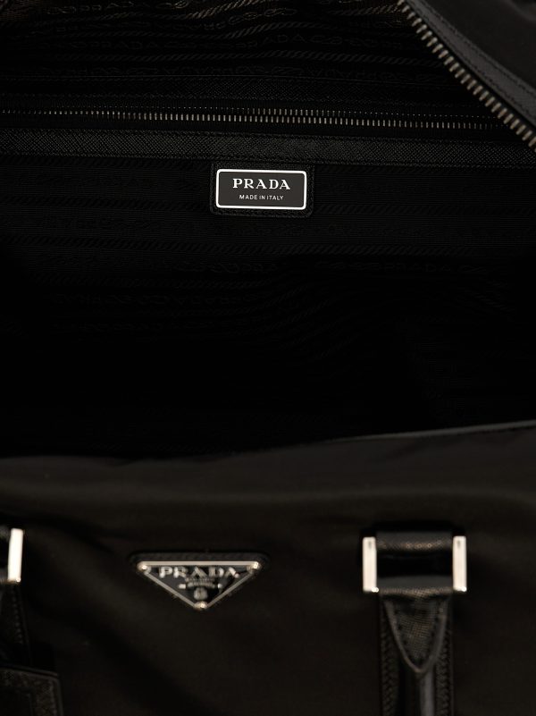 Re-Nylon saffiano travel bag - immagine 4