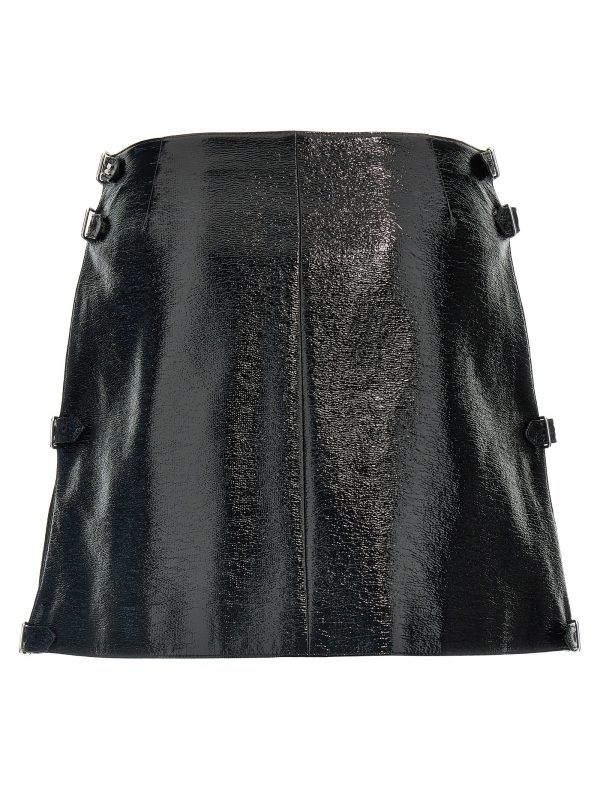 'Mini Multi Sangle Vinyl' skirt - immagine 2