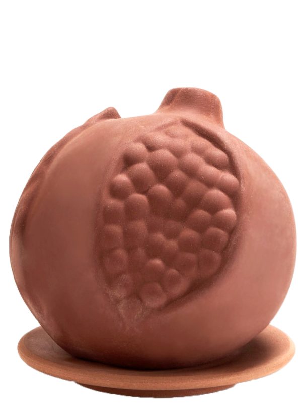 Terracotta pomegranate Ø 9,5 cm - immagine 3