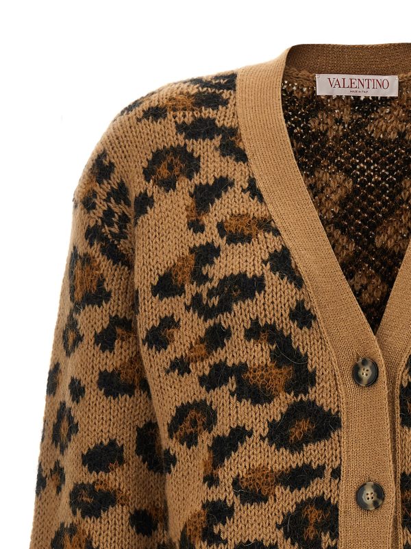 Valentino animalier cardigan - immagine 3