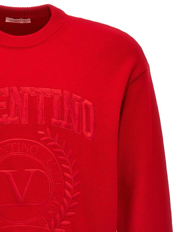 Valentino logo embroidery sweater - immagine 3