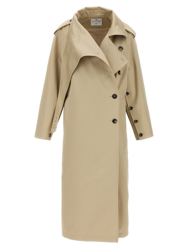 'Long Oblique' trench coat