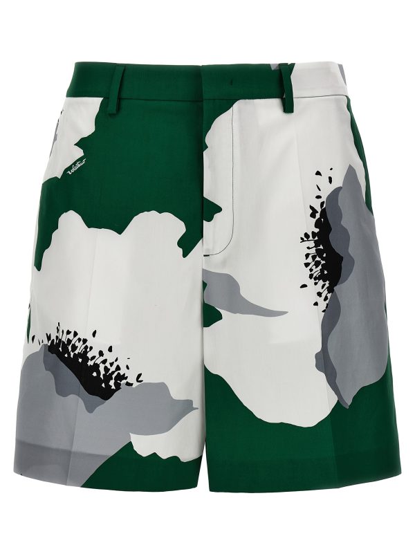 Valentino floral print Bermuda shorts