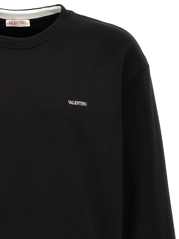 Valentino logo print sweatshirt - immagine 3