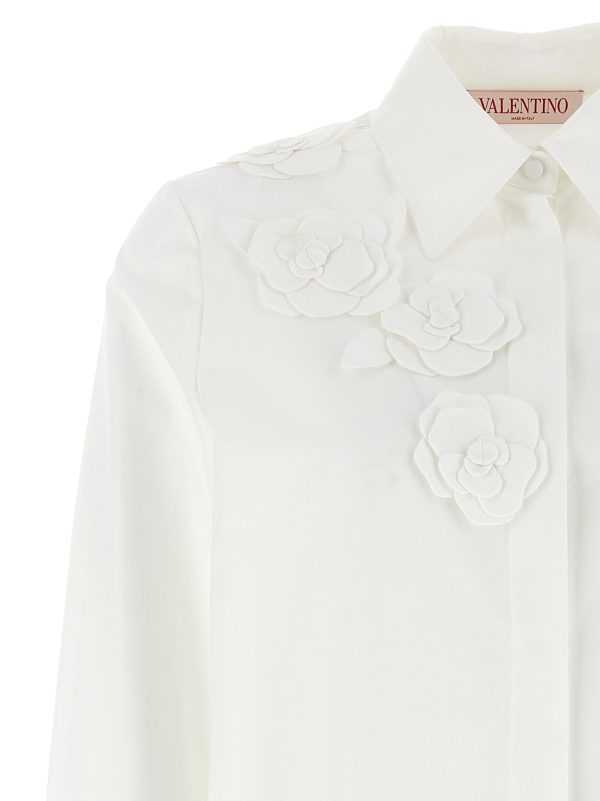 Valentino flower application shirt - immagine 3