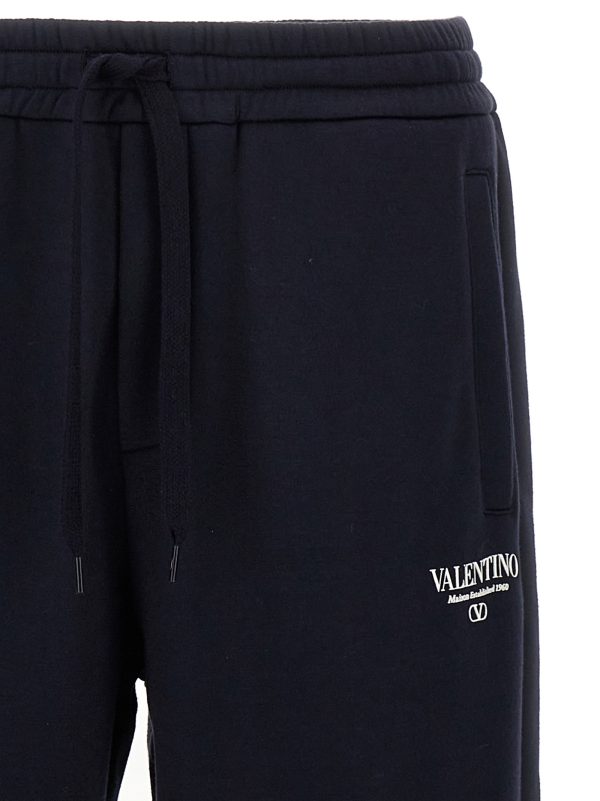 Valentino logo print joggers - immagine 3