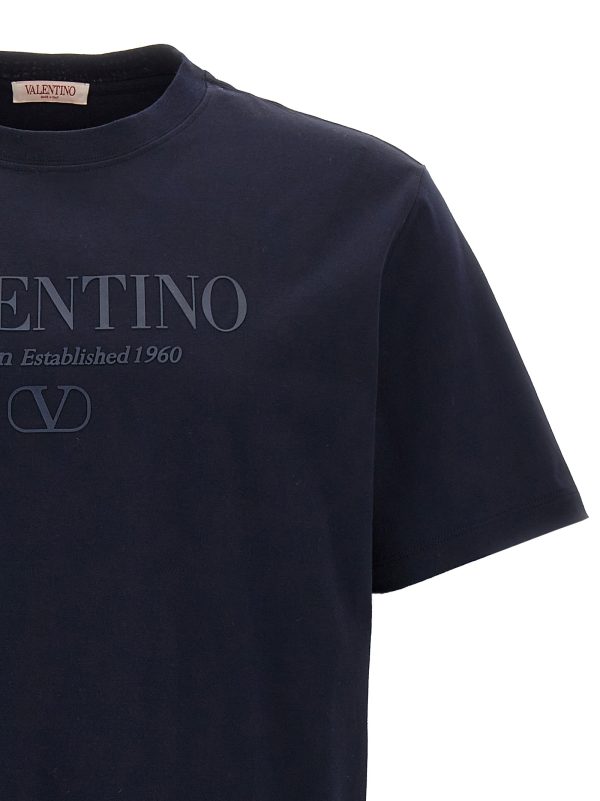 Valentino logo print t-shirt - immagine 3