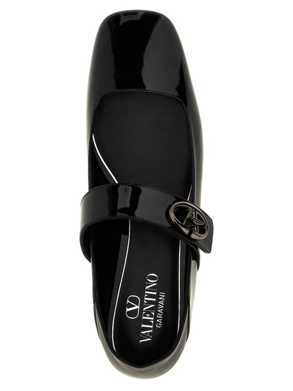 Valentino Garavani 'VLogo Locker' ballet flats - immagine 4