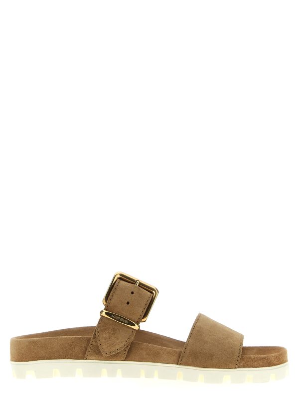 Suede sandals