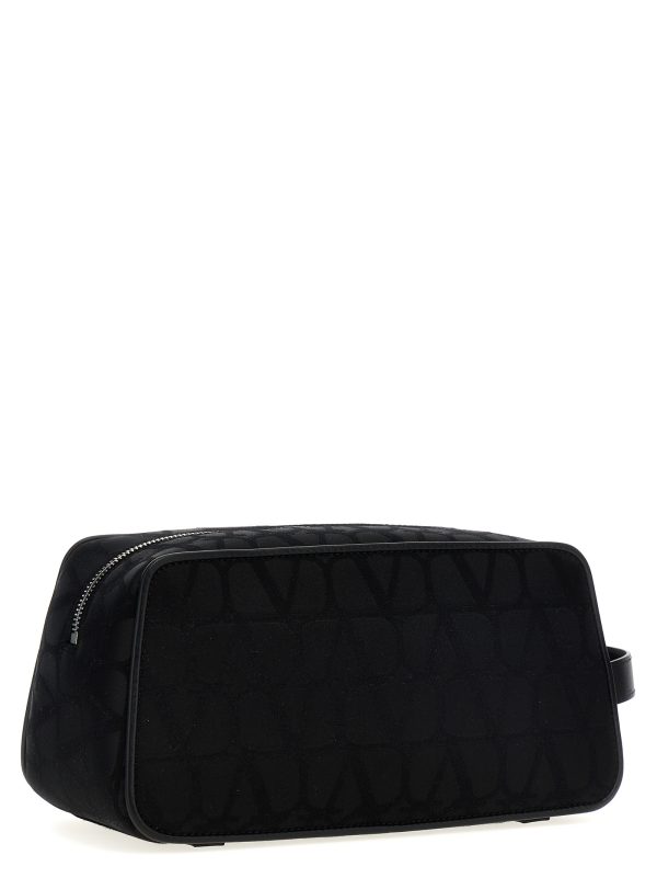 Valentino Garavani 'Black Iconographe' wash bag - immagine 2