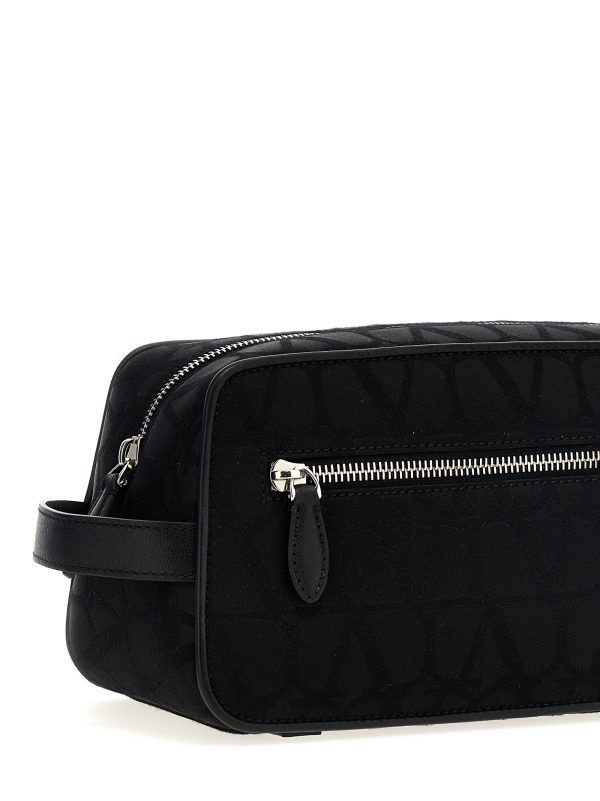 Valentino Garavani 'Black Iconographe' wash bag - immagine 3