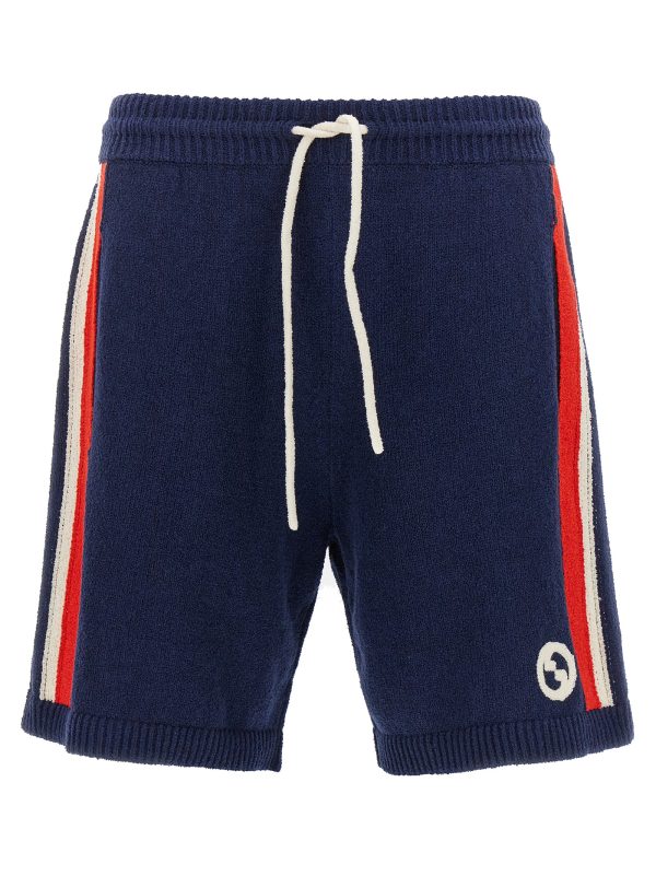 Terry band bermuda shorts