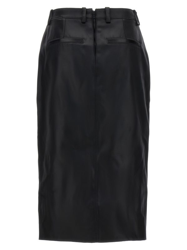 Shiny gabardine skirt - immagine 2