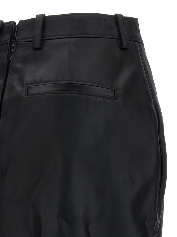 Shiny gabardine skirt - immagine 4