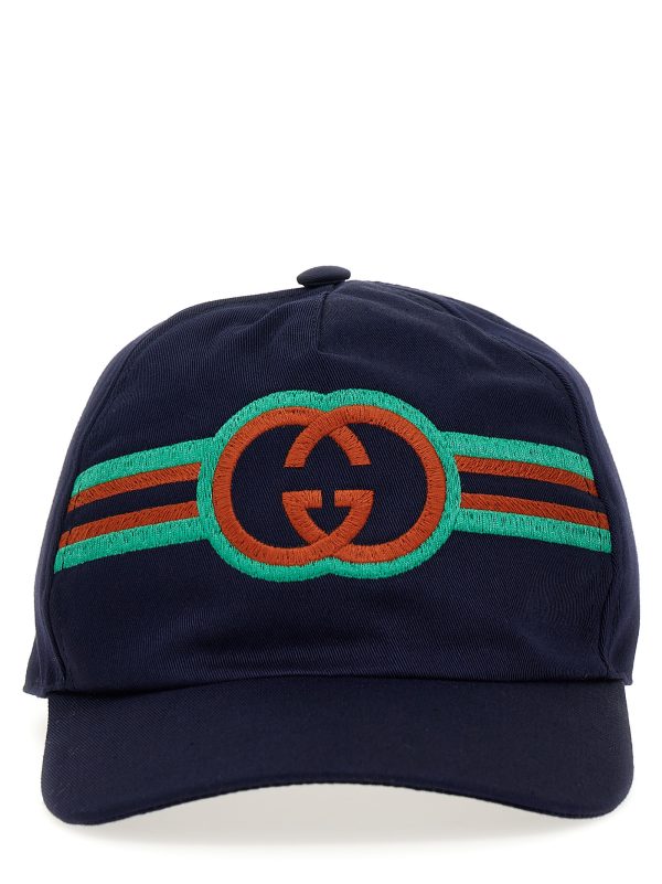 Embroidered logo hat