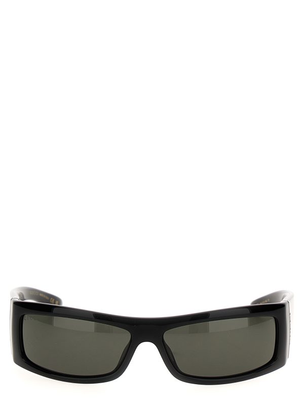 Rectangular logo sunglasses