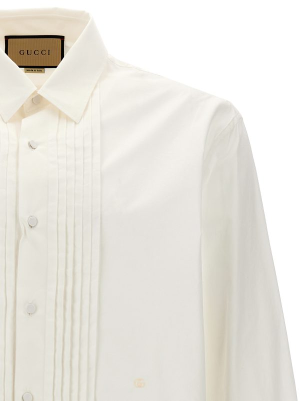 Pleated plastron shirt - immagine 3