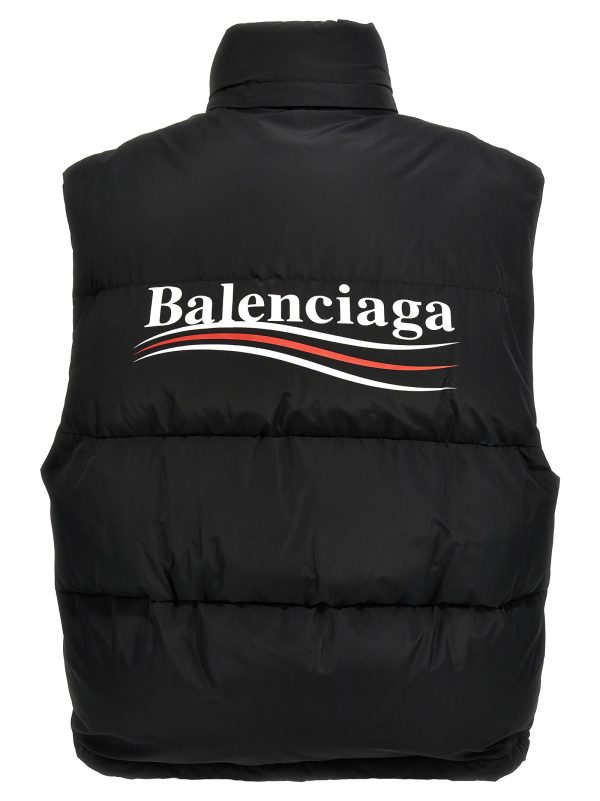 'Puffer Cocoon Political Campaign' vest - immagine 2