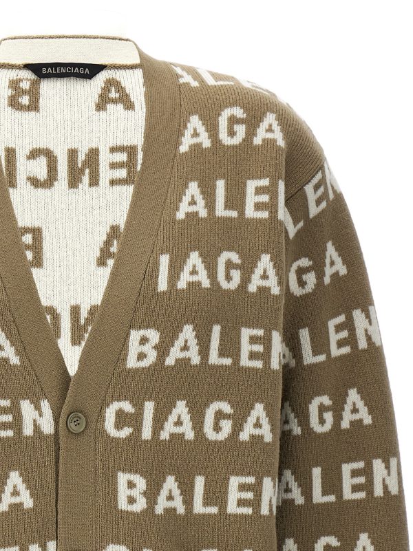 All-over logo cardigan - immagine 3