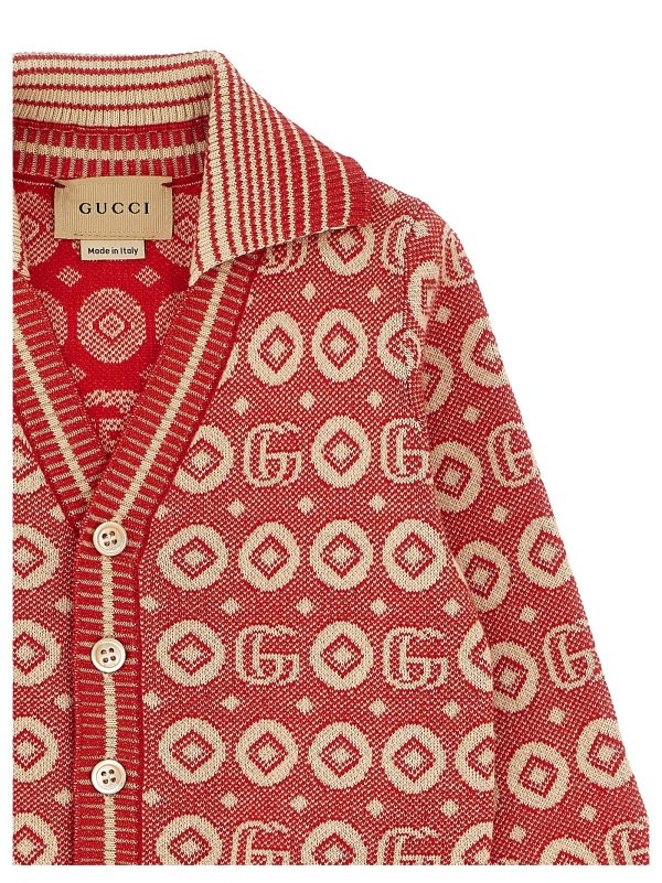 Jaquard logo cardigan - immagine 3