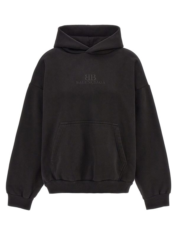 Logo embroidery hoodie