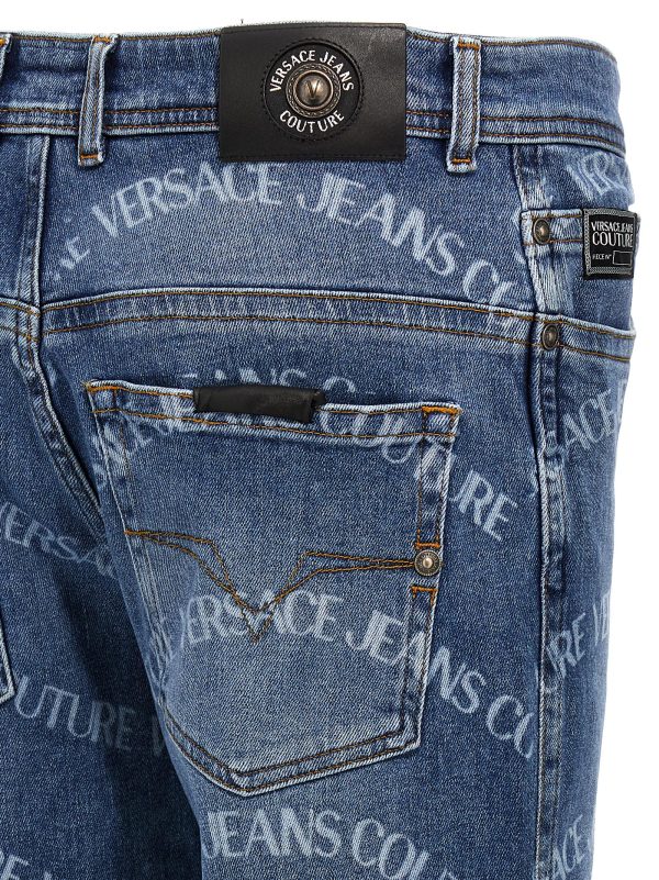 Logo print jeans - immagine 4