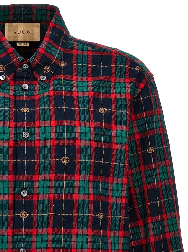 'GG' tartan shirt - immagine 3