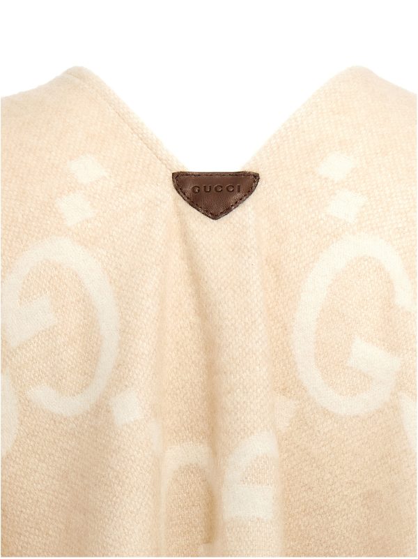 'GG' reversible cape - immagine 4