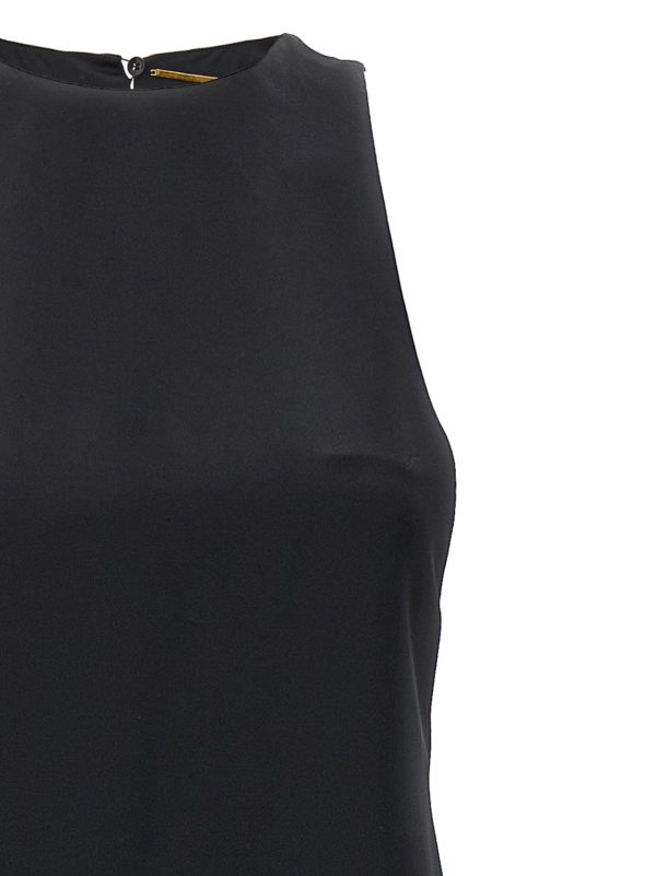 Crepe satin maxi dress - immagine 3