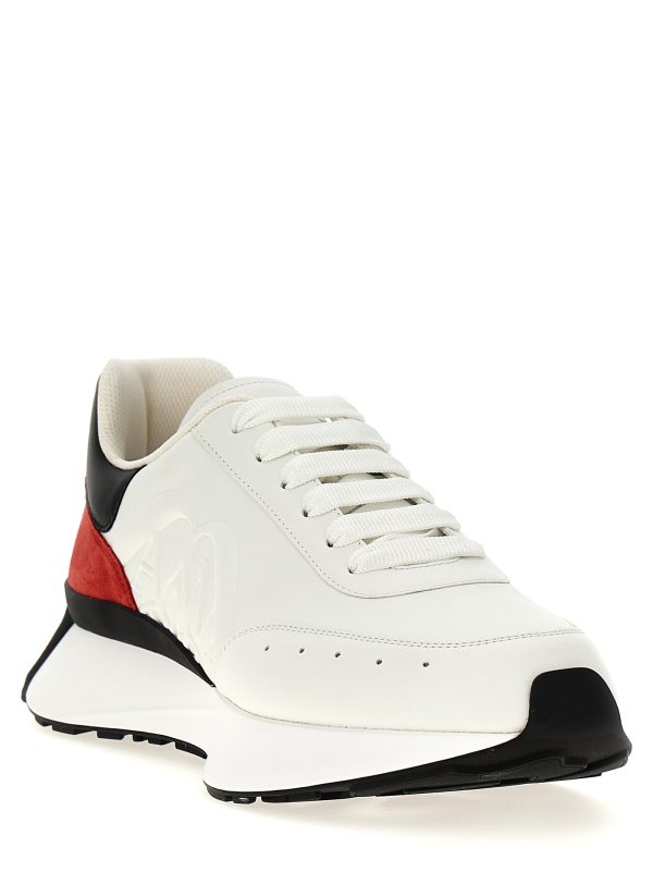 Logo leather sneakers - immagine 2