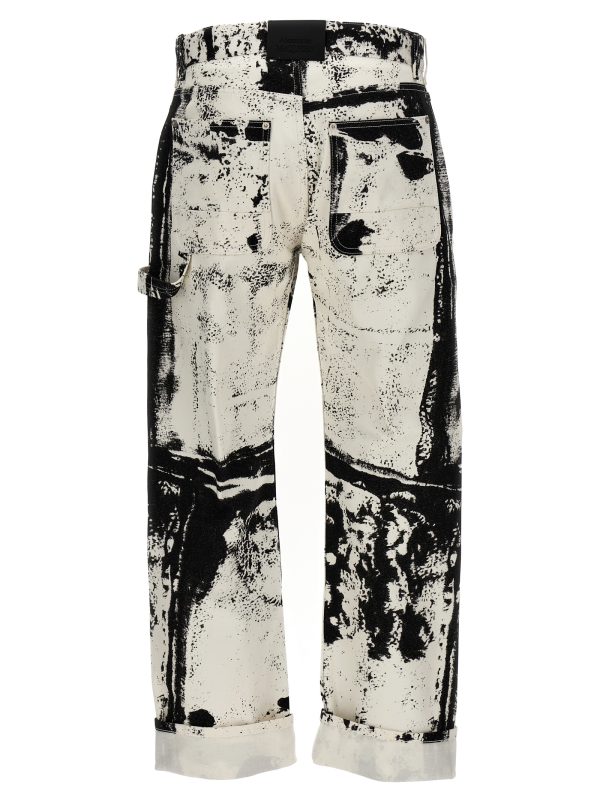 Fold print jeans - immagine 2