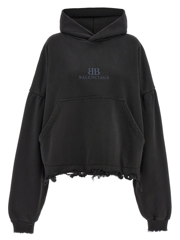 Logo embroidery hoodie