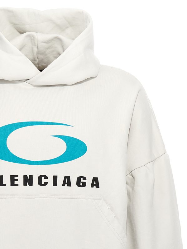 'Loop Sports Icon' cropped hoodie - immagine 3