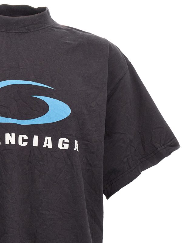 'Loop Sports Icon' cropped T-shirt - immagine 3