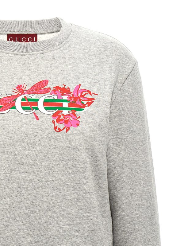 Logo print sweatshirt - immagine 3