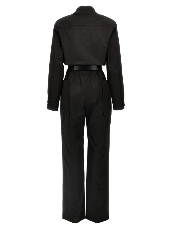 One-piece belt twill suit - immagine 2