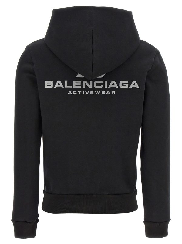 Logo print hoodie - immagine 2