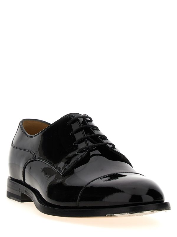 Patent leather lace-up shoes - immagine 2