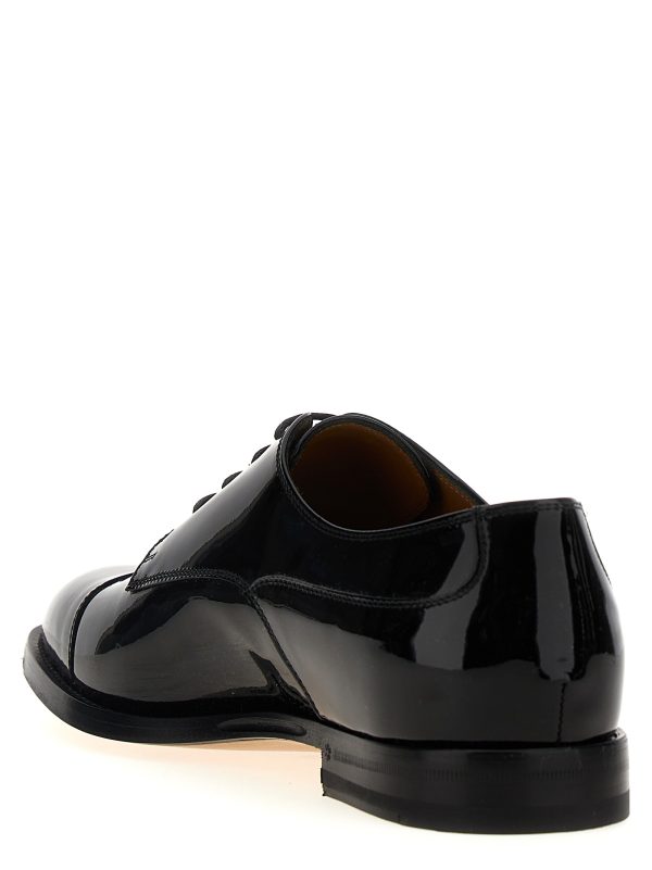 Patent leather lace-up shoes - immagine 3