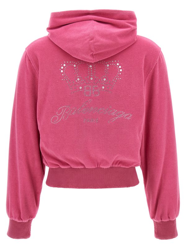 Rhinestone logo hoodie - immagine 2