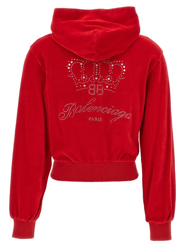 Rhinestone logo hoodie - immagine 2