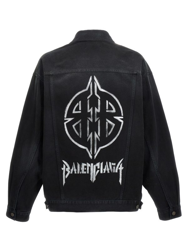 Logo print jacket - immagine 2