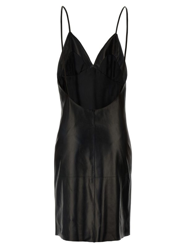 Leather slip dress - immagine 2