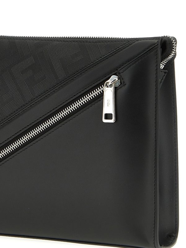 'Fendi Shadow diagonal' clutch - immagine 3