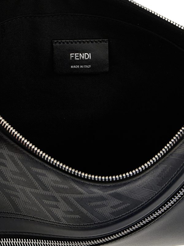 'Fendi Shadow diagonal' clutch - immagine 4