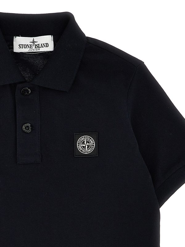 Logo patch polo shirt - immagine 3