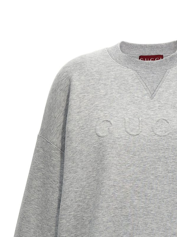 Embossed logo sweatshirt - immagine 3