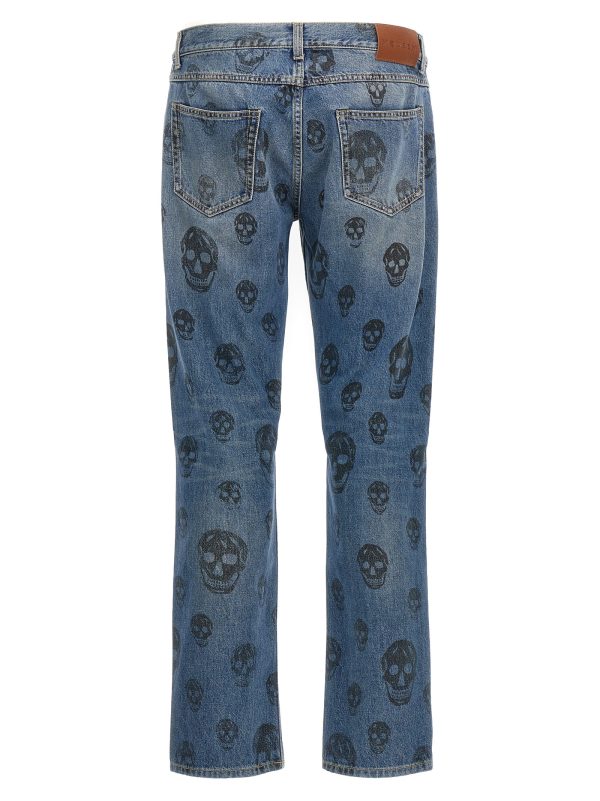 Skull print jeans - immagine 2