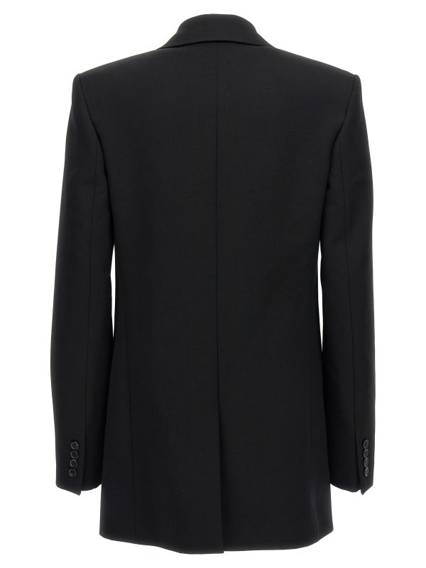 Single-breasted wool blazer - immagine 2