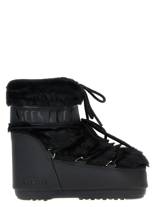 'Ltrack Tube Faux Fur' ankle boots